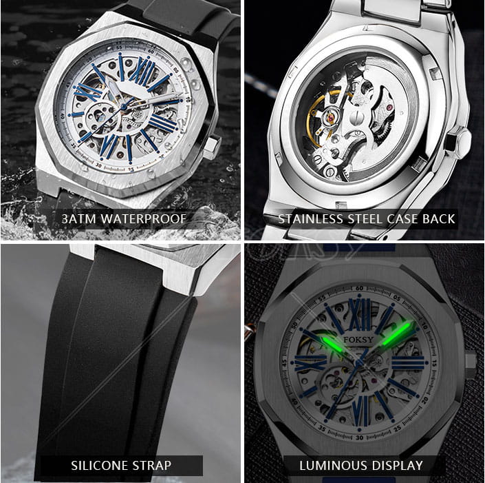 Stainless Steel Wrist Luxury Men's Watches