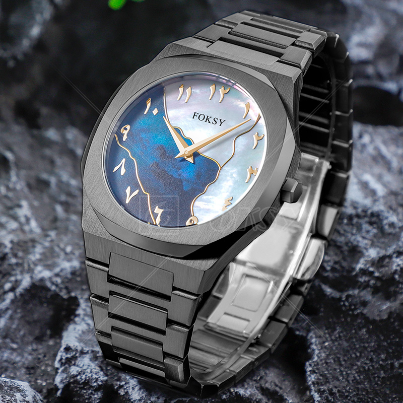 stainless steel watch