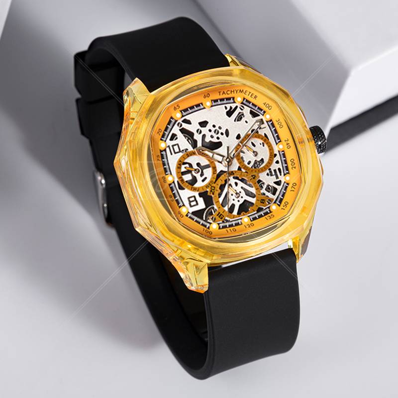 Plastic Watch Wholesale New Fashion Classic Montre En Plastiques Custom Creative Transparent Luxury Quartz Watch For Men