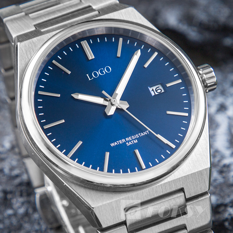 stainless steel quartz watch