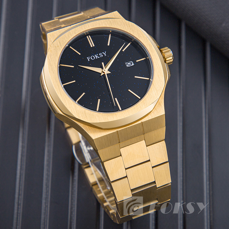 New Design China Wrist Watch Luxury Brand Stainless steel Strap Classic quartz Watch for Men