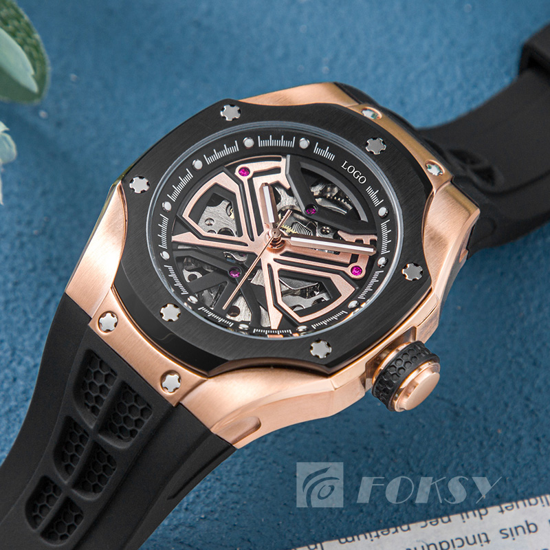 Luxury Waterproof Automatic Wrist Watches For Men Date Sports Silicone Clock Male Montre Homme