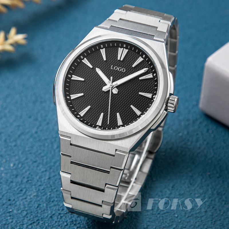 Men's Watches Luxury Business Waterproof Quartz Wrist Watch For Man Fashion Stainless Steel Strap Clock