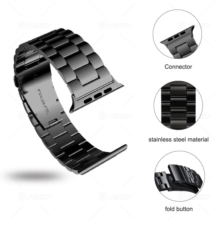 Stainless Steel Link Watch Strap 