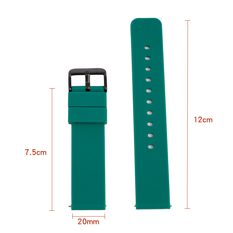 Silicone watch band