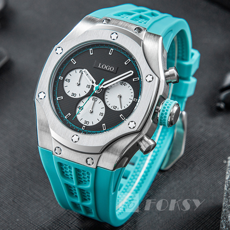 Mens Luxury Chronograph Sports Waterproof Quartz Watches Men Custom Brand Watch