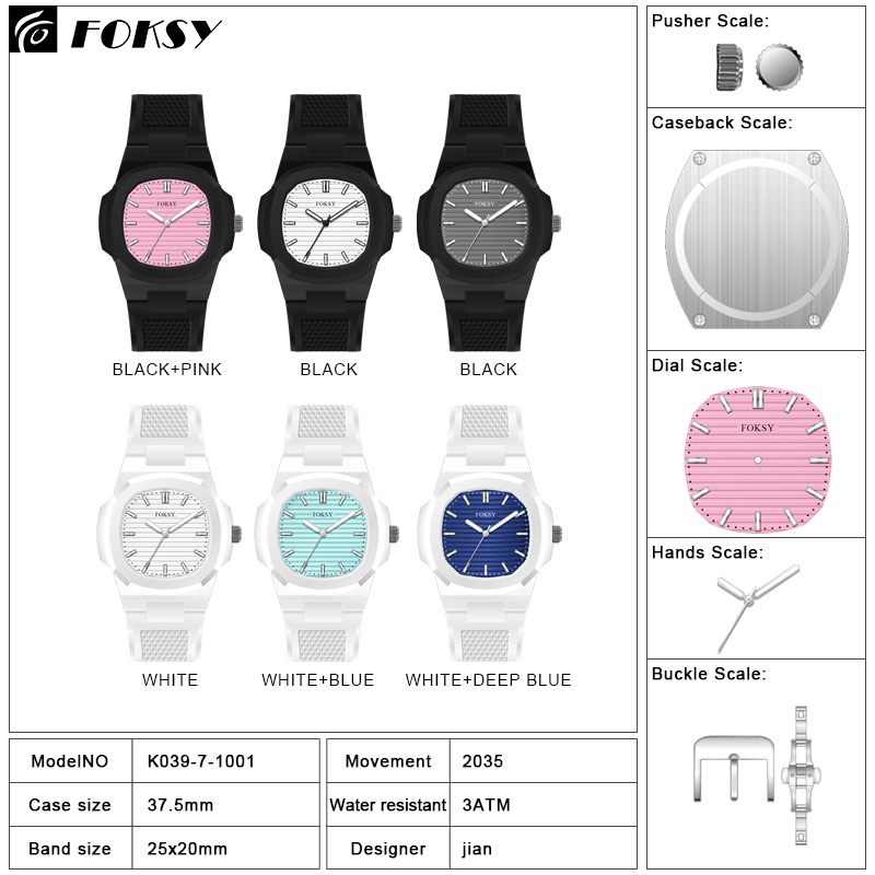 Wholesale Plastic Montre Homme Classic Luxury Custom Private Label Watch Wrist Quartz Watch