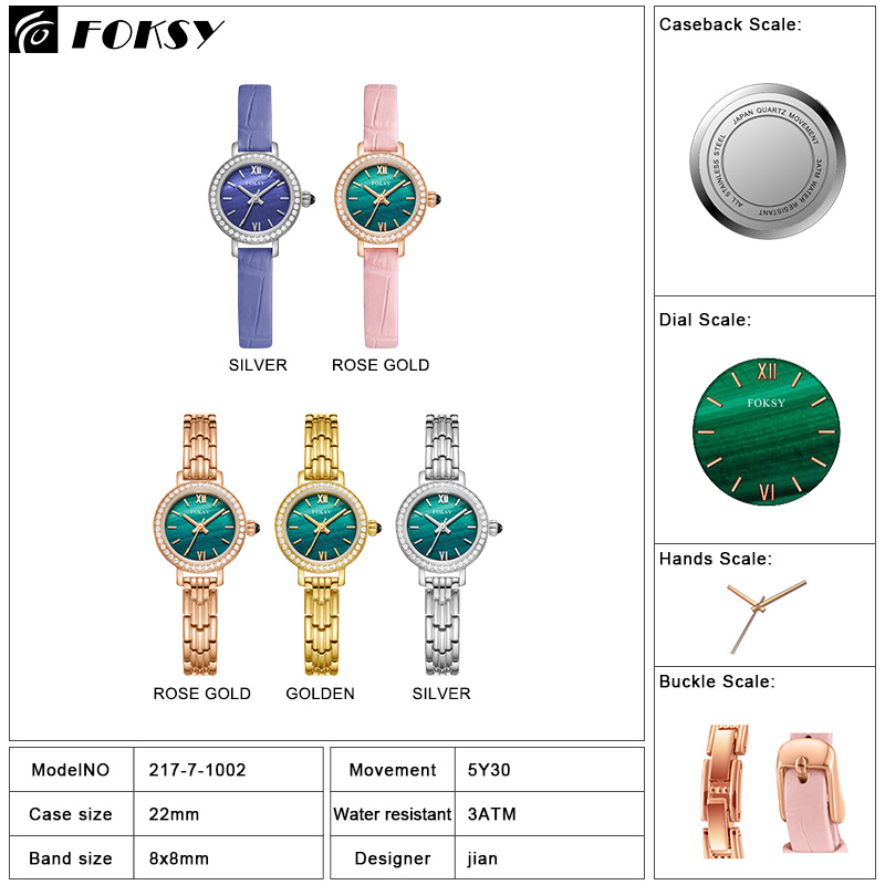 Custom slim 22mm small thin waterproof lades watch women rose gold oem logo stainless steel link strap women watch